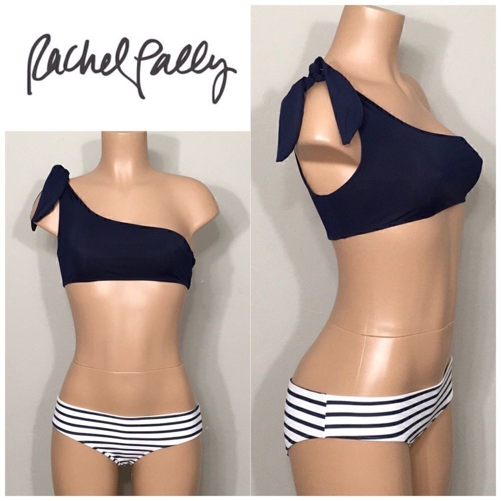 Rachel Pally navy/white bikini. NWT